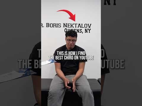 THIS IS HOW HE FOUND THE BEST CHIROPRACTOR ποΏ½π